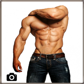 Man BodyBuilder Suit Montage icon