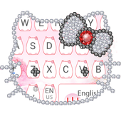 Cute Pink Kitty Keyboard icon