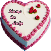 Write Name On Birthday Cake icon