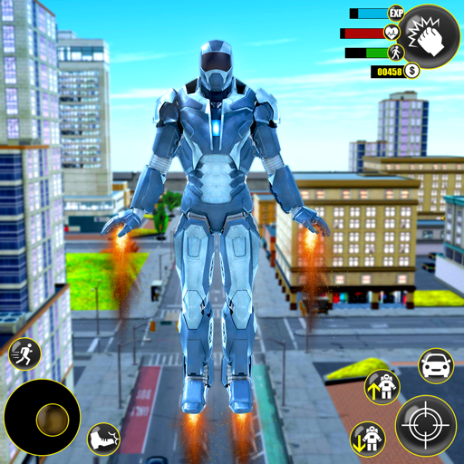 Iron Super Rope Hero - Gangstar Crime Fighting 3D icon