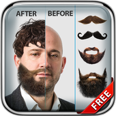 Man Mustache And HairStyle Photo Editor Pro icon