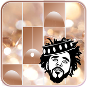 J Cole Piano Tiles game Music icon
