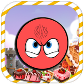 Angry Red Ball Game icon