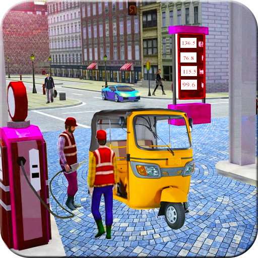 Tuk Tuk Uphill Auto Rickshaw icon