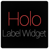 Holo Label Widget icon
