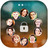 Photo Lock screen : Circle icon