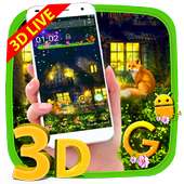 Dreamy Night Fox Live Theme🏠 on 9Apps