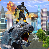 Flying Panther Superhero City Crime icon