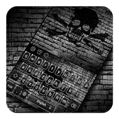 Schädel Graffiti Tastatur icon