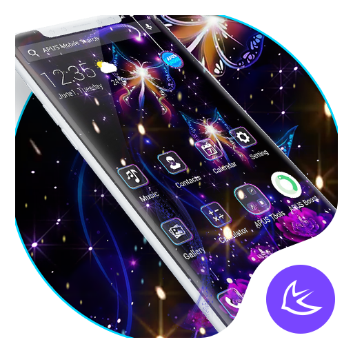 ikon Butterfly APUS Launcher theme