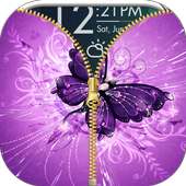 Butterfly Zip Screen Lock on 9Apps