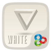 White GO Launcher Theme icon