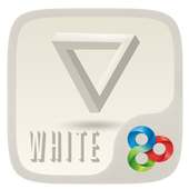 White GO Launcher Theme on 9Apps