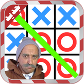 tic tac toe  مع كبور أيقونة