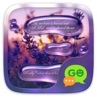 GO SMS LAVENDER THEME on 9Apps
