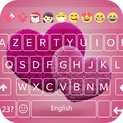I Love You Keyboard Theme - Pink Heart keyboard icon