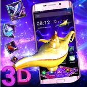 3D Aladdin Magic Lamp Launcher Theme💖 on 9Apps