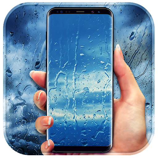 Raindrops Live Wallpaper HD icon