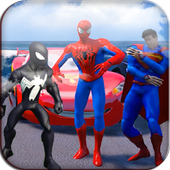 Superheroes Car Racing Games icon