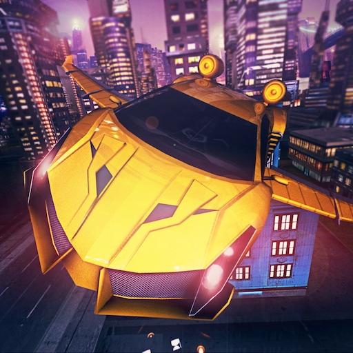 Free Sports Car Flying 3d 2018 icon