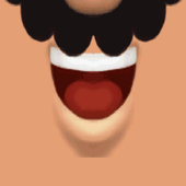 Talking lips icon