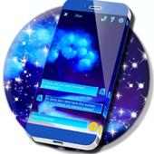 Blue Magic SMS Theme on 9Apps