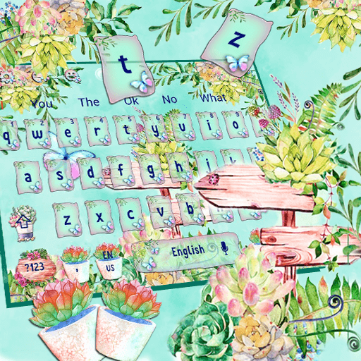 Sms Flower Garden Keyboard Theme icon