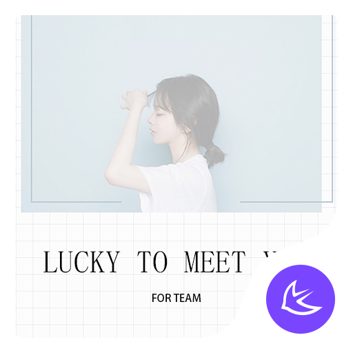 Lucky to meet you APUS  Launcher theme icon