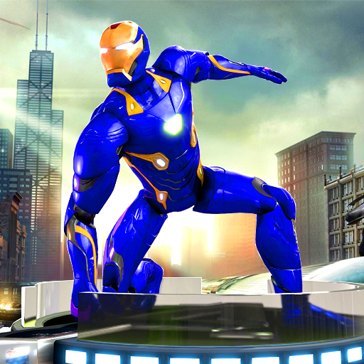 Superhero Iron Steel Robot - Rescue Mission 2020 icon
