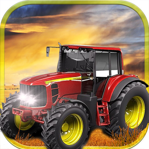 Offroad Tractor Trolley Farming Simulator أيقونة