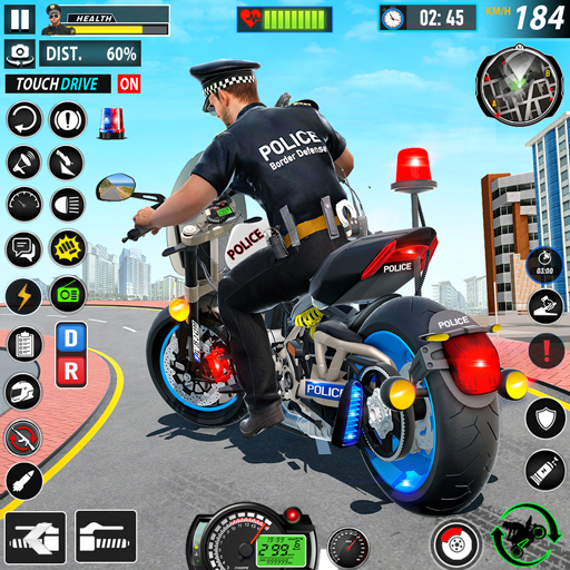 Police Moto Bike Chase Crime icon