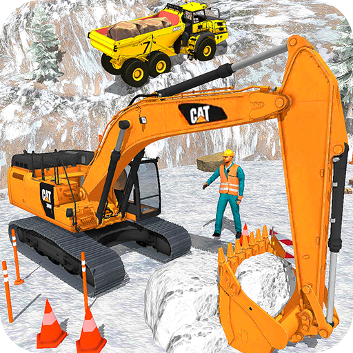 Demolition Excavator 3D icon