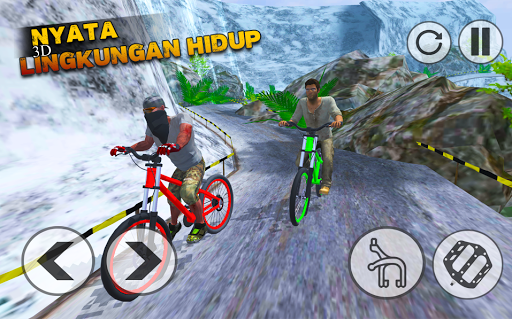 Pengendara Sepeda: Offroad Mountain Hill screenshot 2