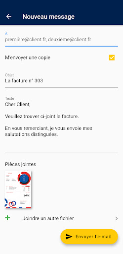 Devis & Facture: Creer devis PDF screenshot 4