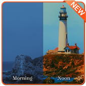 Day night wallpaper icon