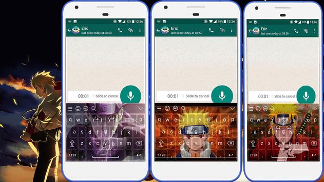 Keyboard for Naruto screenshot 1
