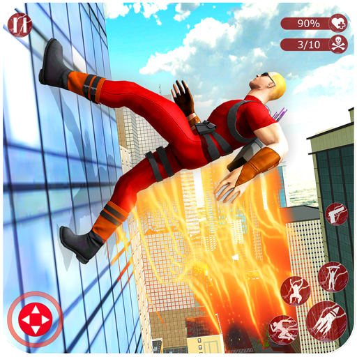 Flying Ninja Super Hero - Rescue Survival Game 3D icon