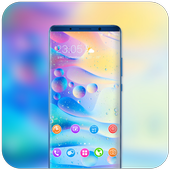 Theme for redmi6A bright bubble wallpaper icon