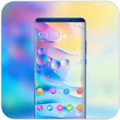 Theme for redmi6A bright bubble wallpaper