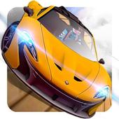 Car driving extreme stunts sim icon