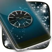 Live Wallpaper Black Clock icon