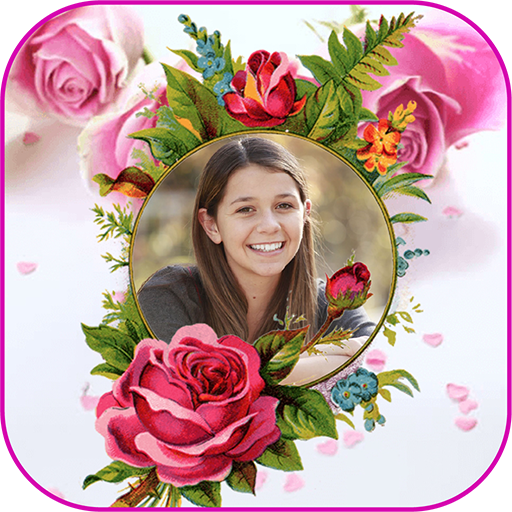 New Best Beautiful Flower Frame Application 2021 icon