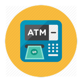 Cash of ATM icon