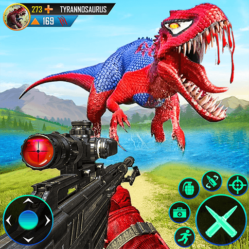 Wild Dino Hunting Gun Games иконка