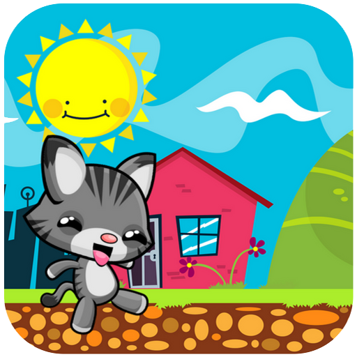 ikon Permainan Kucing Petualang Lucu