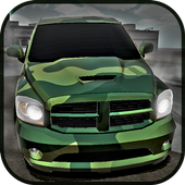 Army SUV 4x4 icon