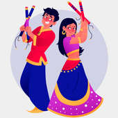 Navratri Garba Status : Sticker, Photo Studio Lab icon