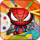 how to draw super heros icon