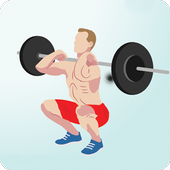 Gym Workout exercises أيقونة