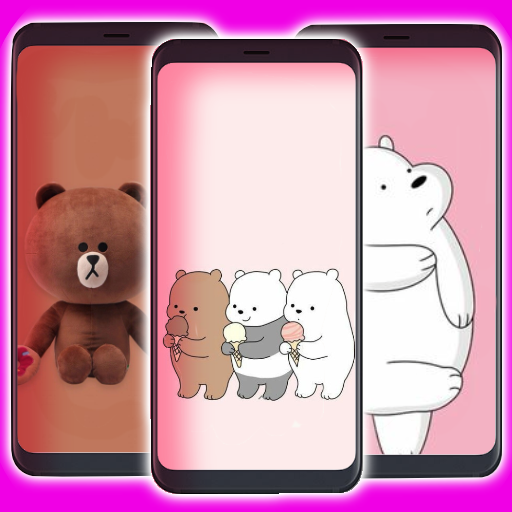 Cute Bear Wallpaper HD Offline icon